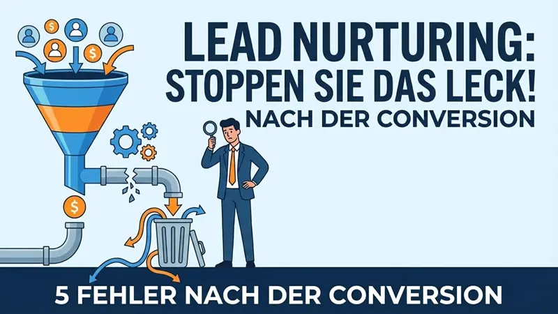 Vom Lead zum Kunden: 5 Fehler nach der Conversion, die Ihren Umsatz bremsen