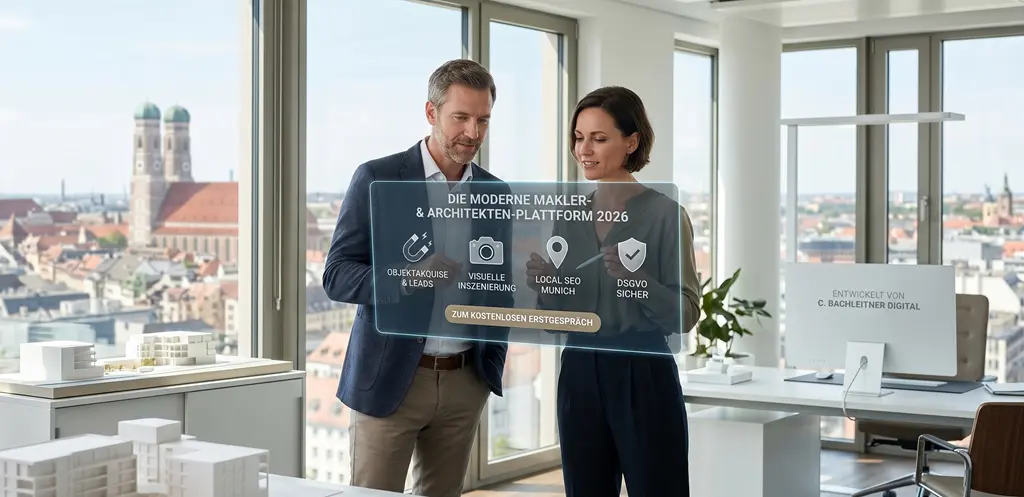 Webdesign für Immobilienmakler & Architekten 2026: So gewinnen Sie exklusive Mandate
