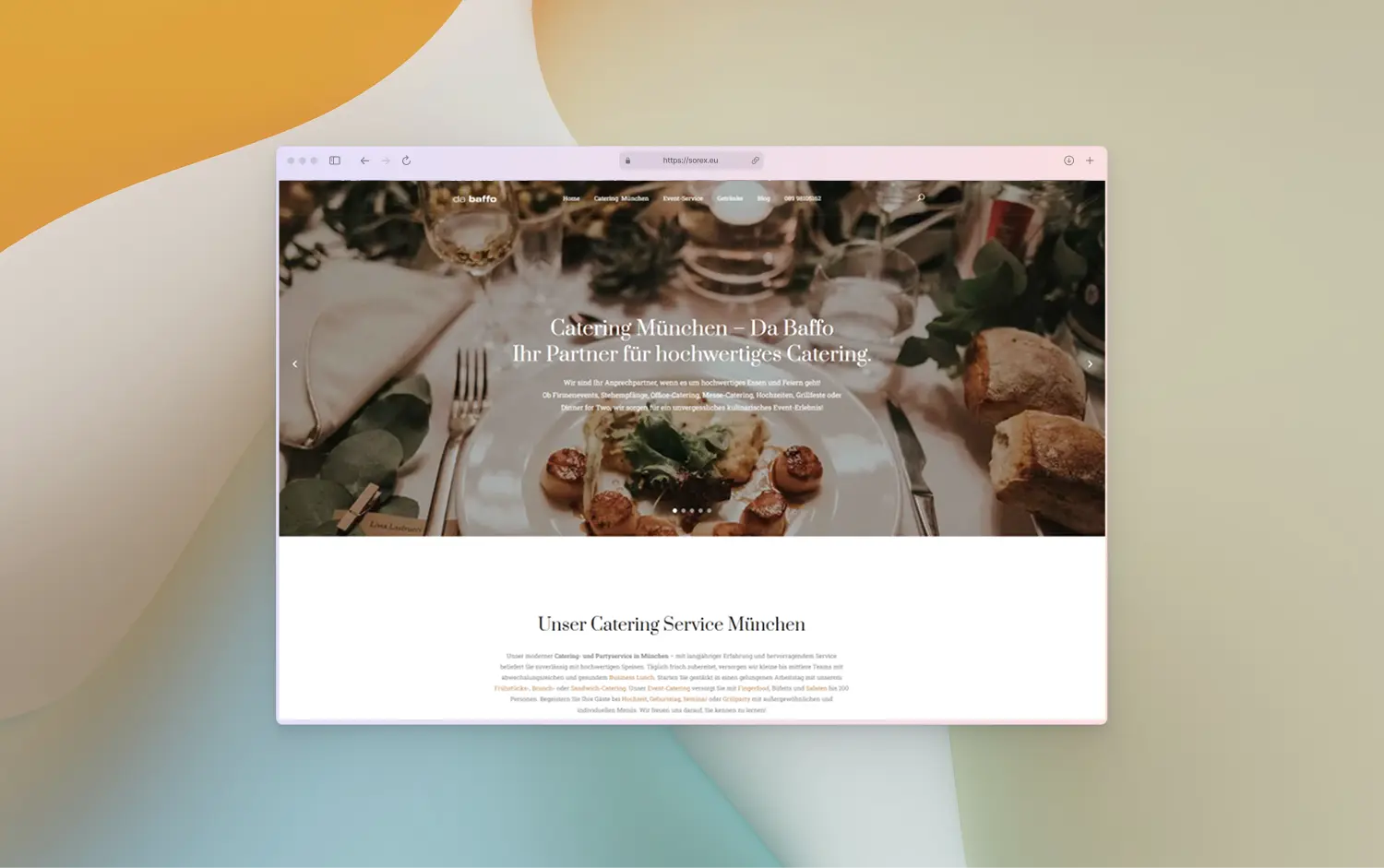 Da Baffo München – Multi-Site SEO von CBachleitner