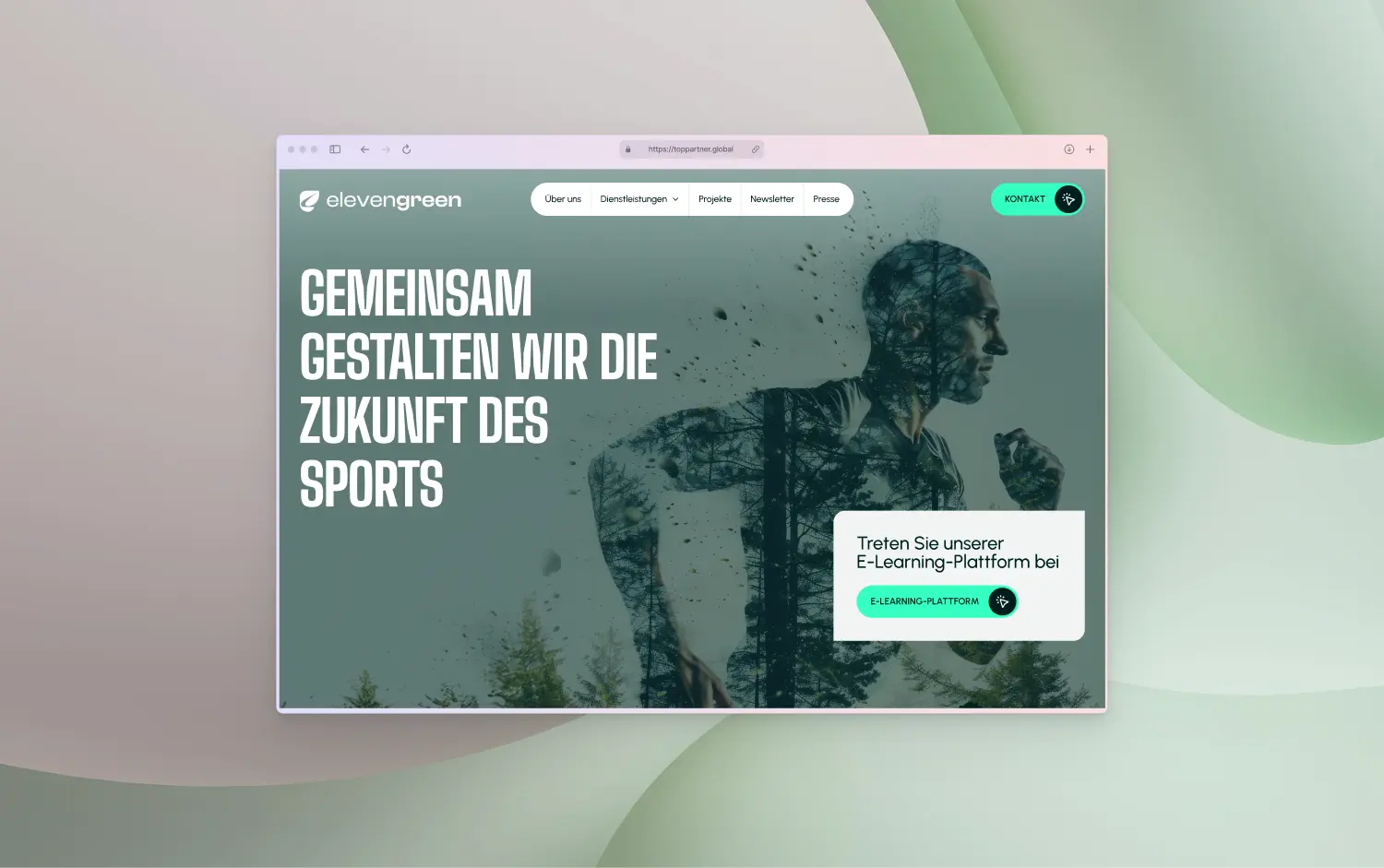 Website Elevengreen – Branding und Webdesign aus einer Hand