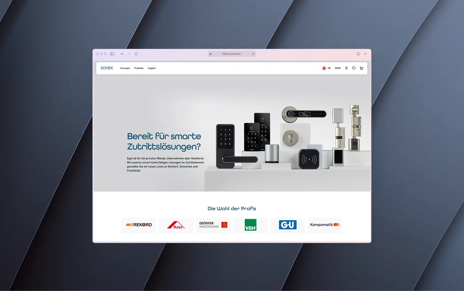 SOREX Online-Shop – Shopify Entwicklung von CBachleitner