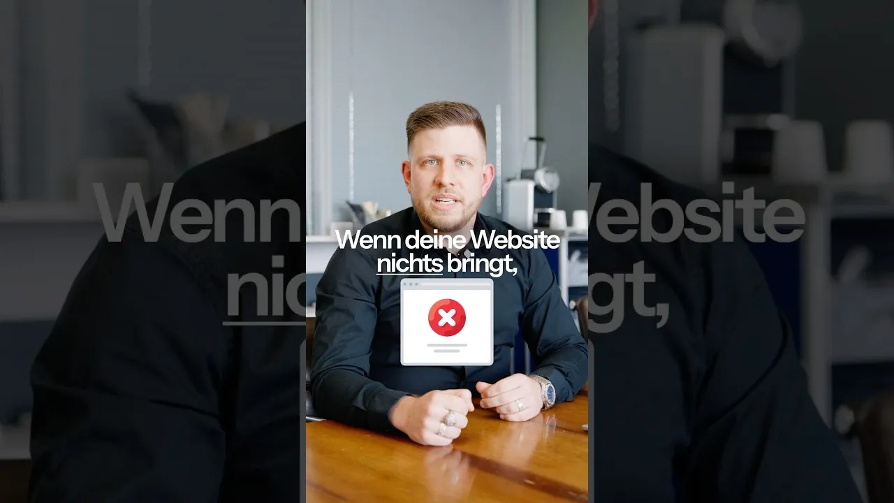 Kurzvideo-Vorschaubild: Woran man erkennt, dass eine Website nicht die gewünschten Anfragen bringt
